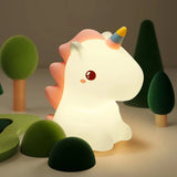 mini luminaria de unicornio de led recarregavél