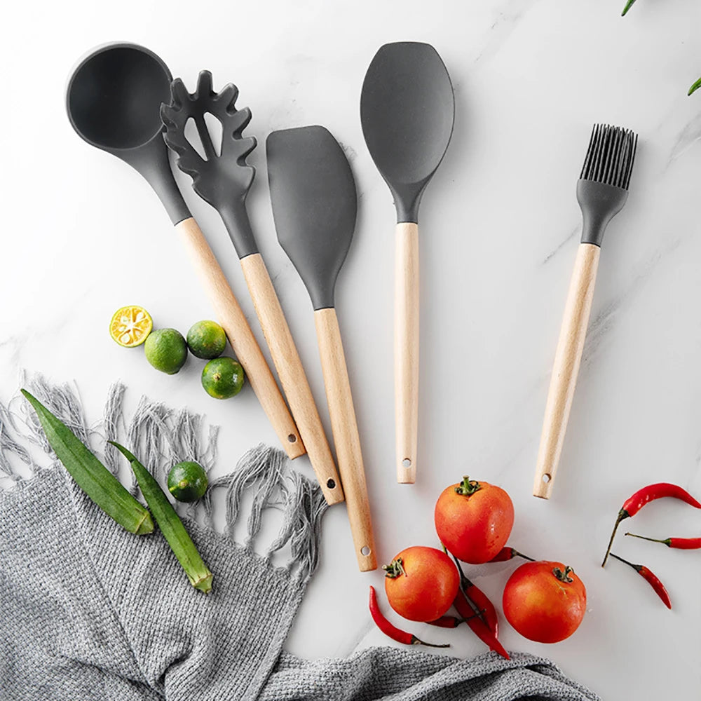 conjunto de utensílios de cozinha sensação do momento