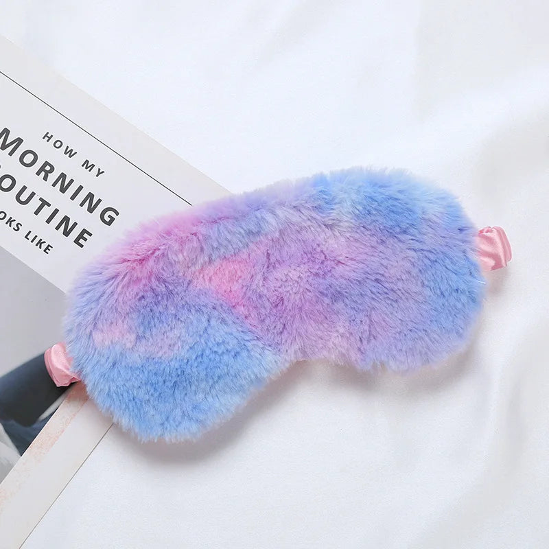 Mascara de dormir pelúcia macia para os olhos