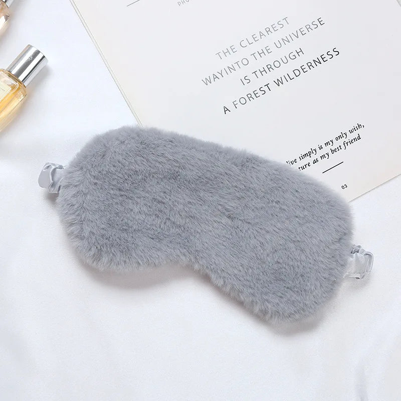 Mascara de dormir pelúcia macia para os olhos