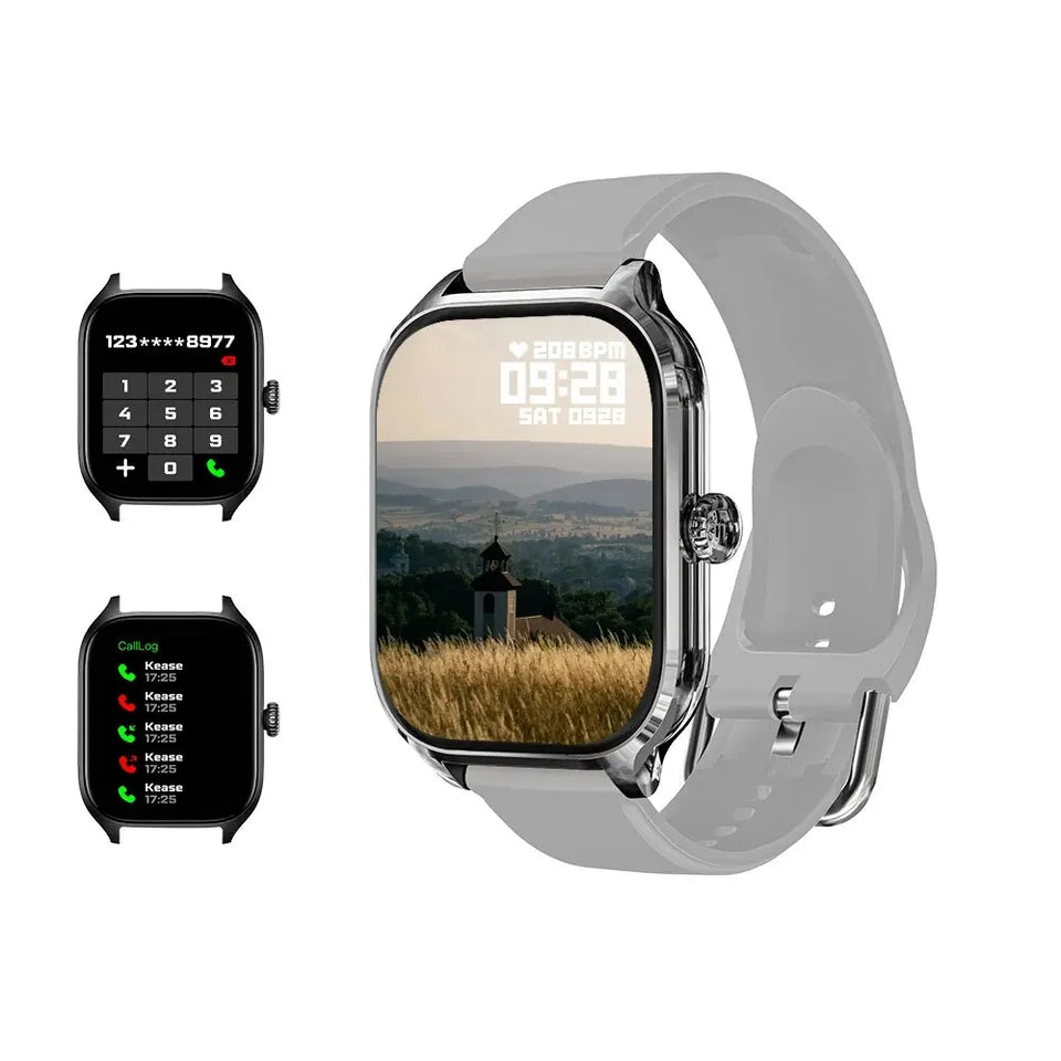 Smartwatch LAXASFIT H9 e H6 – Atende Chamadas, Monitora Calorias, Frequência Cardíaca e Oxigênio no Sangue via Bluetooth