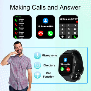 Smartwatch LAXASFIT H9 e H6 – Atende Chamadas, Monitora Calorias, Frequência Cardíaca e Oxigênio no Sangue via Bluetooth