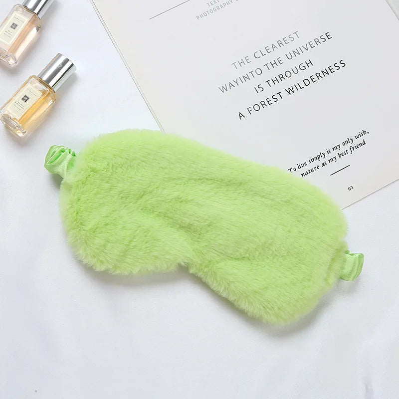 Mascara de dormir pelúcia macia para os olhos