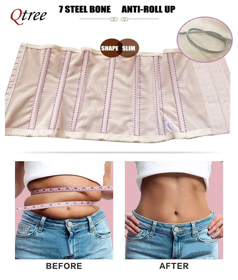Vestido Qtree, cinto modelador de cintura, modelador de barriga feminino