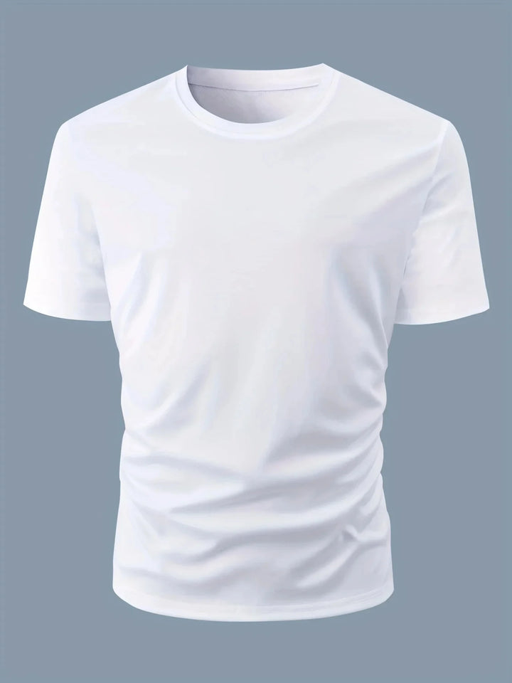 Camiseta masculina de verão 100% algodão, casual, folgada, com estampa de letras grandes
