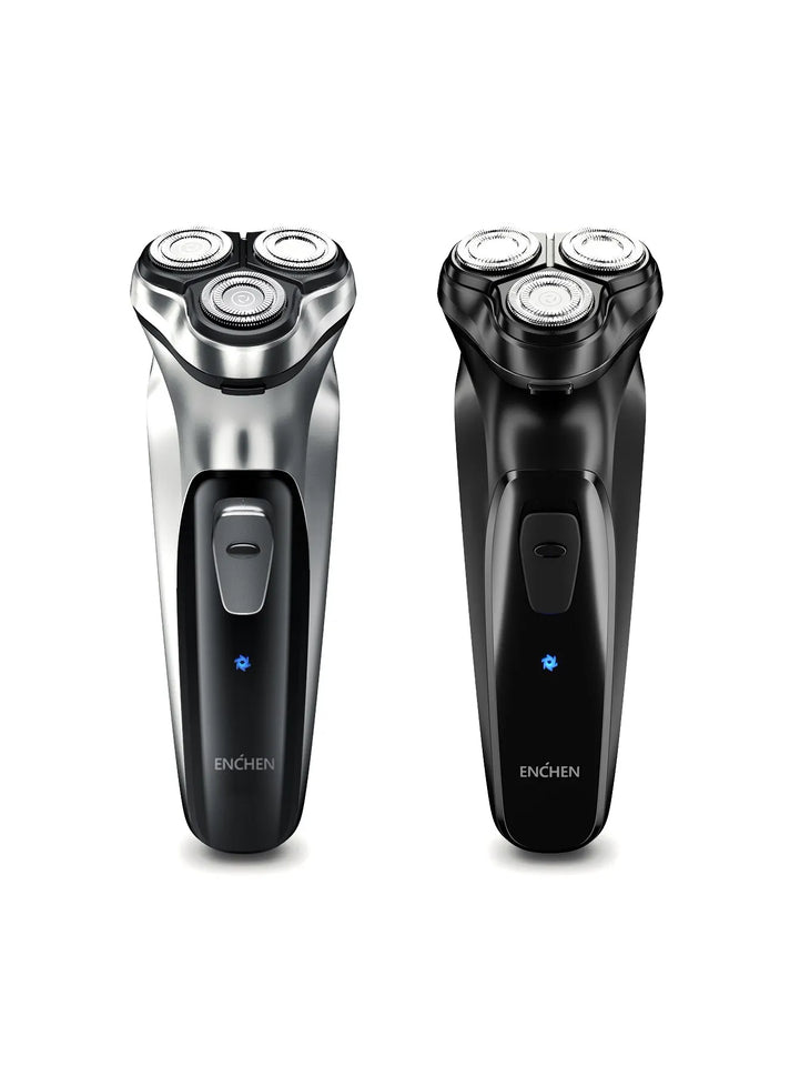 Barbeador elétrico rotativo ENCHEN Blackstone para homens, lâmina flutuante 3D