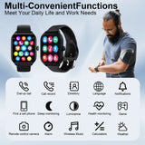 Smartwatch LAXASFIT H9 e H6 – Atende Chamadas, Monitora Calorias, Frequência Cardíaca e Oxigênio no Sangue via Bluetooth