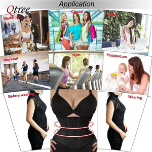 Vestido Qtree, cinto modelador de cintura, modelador de barriga feminino