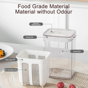 Filtro de iogurte grego, filtro de aço inoxidável, ferramentas de separação de soro, separador de umidade de queijo, acessórios de cozinha