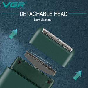 Aparador de barba sem fio VGR390 mini lamina
