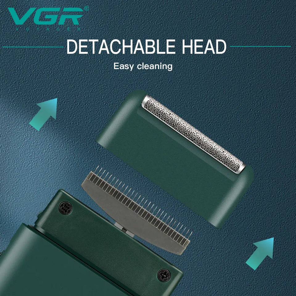 Aparador de barba sem fio VGR390 mini lamina