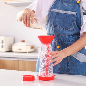 Tapioqueira, copo, misturador de farinha semiautomático portátil, utensílios  de cozinha