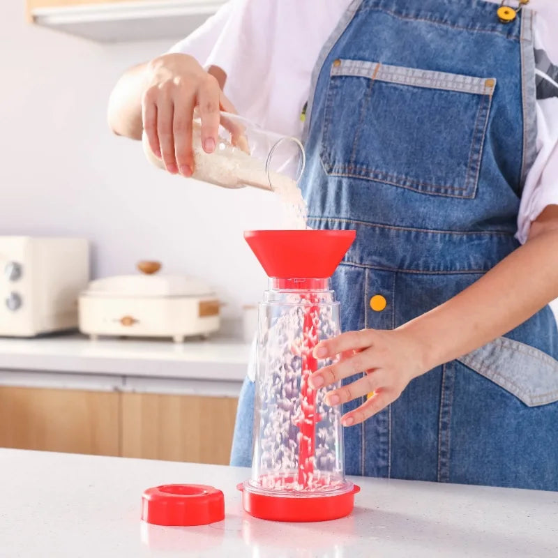 Tapioqueira, copo, misturador de farinha semiautomático portátil, utensílios  de cozinha