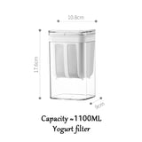 Filtro de iogurte grego, filtro de aço inoxidável, ferramentas de separação de soro, separador de umidade de queijo, acessórios de cozinha