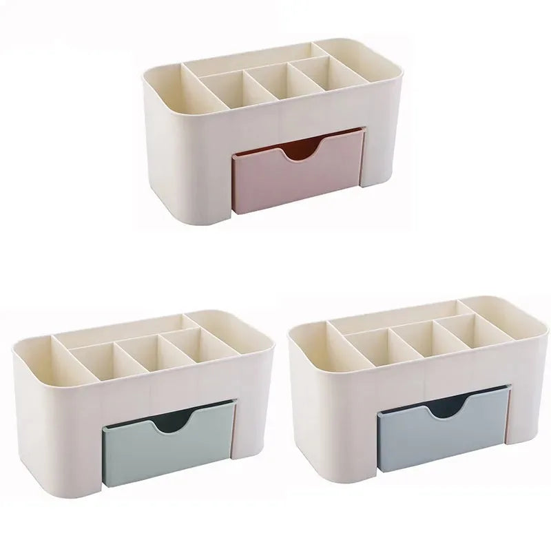 organizador de plástico para maquiagem e esmalte