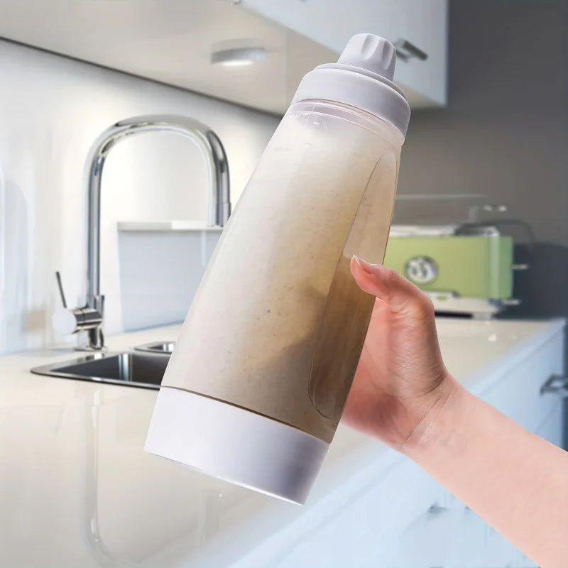 Batedor de massa para panquecas com liquidificador e batedor de arame para assar em restaurantes, panquecas, cupcakes, muffins, crepes e muito mais Sucesso Ativo