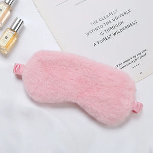 Mascara de dormir pelúcia macia para os olhos