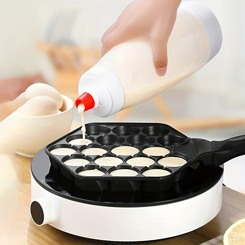 Batedor de massa para panquecas com liquidificador e batedor de arame para assar em restaurantes, panquecas, cupcakes, muffins, crepes e muito mais Sucesso Ativo