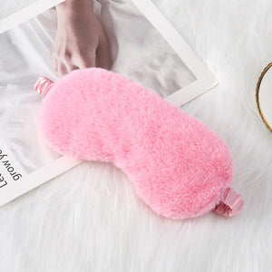 Mascara de dormir pelúcia macia para os olhos