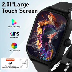 Smartwatch LAXASFIT H9 e H6 – Atende Chamadas, Monitora Calorias, Frequência Cardíaca e Oxigênio no Sangue via Bluetooth