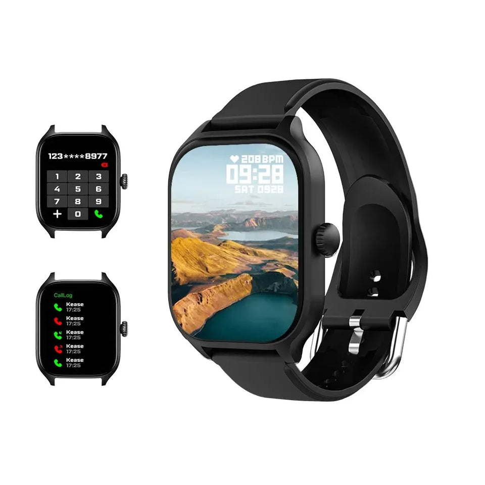 Smartwatch LAXASFIT H9 e H6 – Atende Chamadas, Monitora Calorias, Frequência Cardíaca e Oxigênio no Sangue via Bluetooth